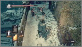 Return to the courtyard with Phalanx and use the side stairs - Bonus - Painted World of Ariamis - p. 2 | Walkthrough - Walkthrough - Dark Souls Game Guide & Walkthrough