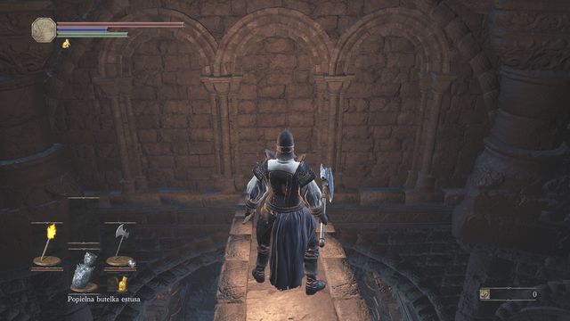 Investigate the wall that is situated behind the feathers scattered around (screenshot) - Cleansing Chapel - tower - Walkthrough - Dark Souls III Game Guide & Walkthrough
