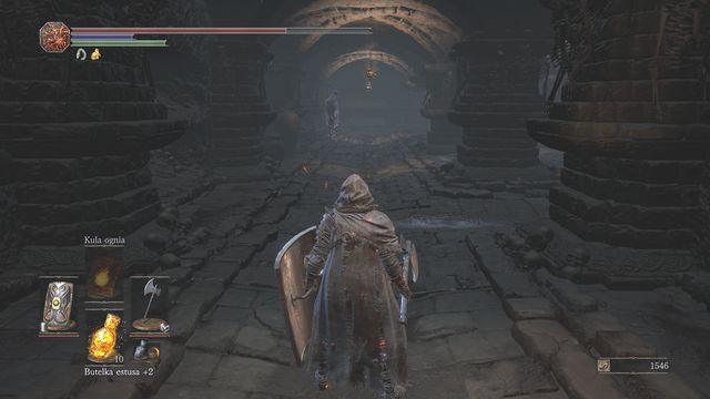 The corridor leads to more opponents. - Catacombs of Carthus - Walkthrough - Dark Souls III Game Guide & Walkthrough