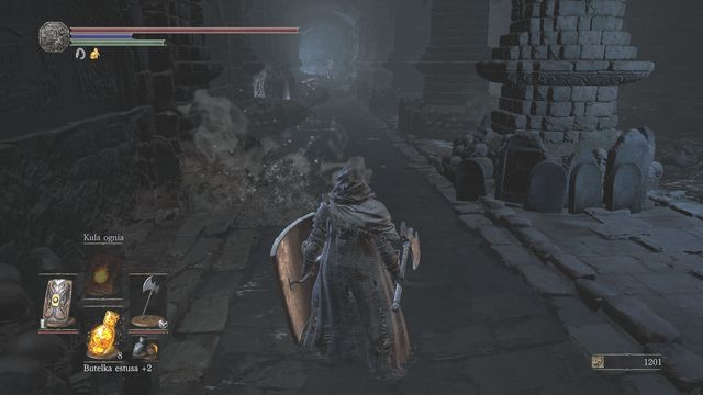 Notice the enemies hanging at the ceiling in the corridor. - Catacombs of Carthus - Walkthrough - Dark Souls III Game Guide & Walkthrough