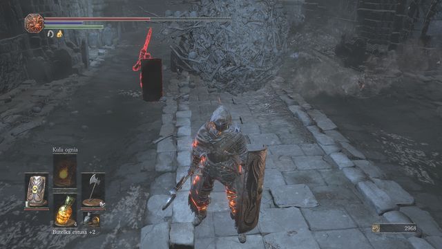 By positioning yourself properly you can make the undead ball roll over Tsorig. - Catacombs of Carthus - Walkthrough - Dark Souls III Game Guide & Walkthrough