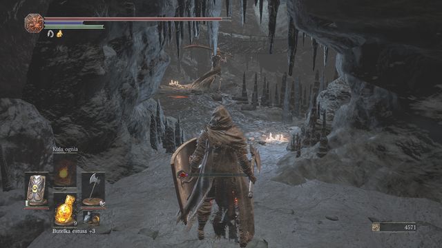 If you quickly kill the lizard or bypass it you will have a great chance to attack the enemy from behind. - Catacombs of Carthus - Walkthrough - Dark Souls III Game Guide & Walkthrough