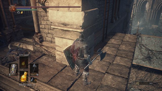 To get upstairs and meet once more with Unbreakable Patches, head towards the bonfire in the Cleansing Chapel on your left and as soon as you go through the door, turn left till you reach a room with a lift (when you unlock this shortcut from the other side) - Unbreakable Patches - Quests and NPCs - Dark Souls III Game Guide & Walkthrough