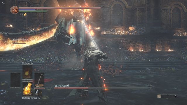 Use the Storm Ruler and its special attack. - Yhorm the Giant - Bosses - Dark Souls III Game Guide & Walkthrough