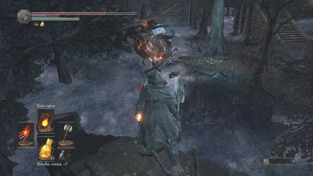 You will encounter your first enemy in this location once you use the elevator, next to a temple knight protecting it - Consumed Kings Garden - Walkthrough - Dark Souls III Game Guide & Walkthrough