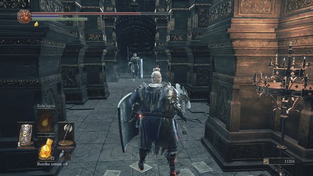 Lure the knight out of the narrow alley into the main chamber. - Grand Archives - Walkthrough - Dark Souls III Game Guide & Walkthrough