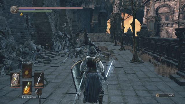 It is better not to fight with that many - walk around them or extract them one by one from the group. - Grand Archives - rooftops - Walkthrough - Dark Souls III Game Guide & Walkthrough