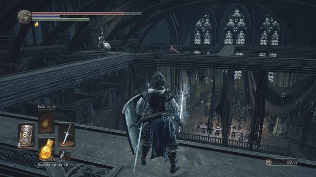 The tower on the rooftop with three knights takes you here. - Grand Archives - rooftops - Walkthrough - Dark Souls III Game Guide & Walkthrough
