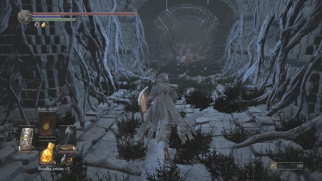 On the left from the large rat you will find an illusory wall and behind it - another one. - Smouldering Lake - Walkthrough - Dark Souls III Game Guide & Walkthrough