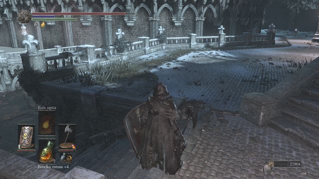 The first wall on the right side, the one under the stairs, is illusory. - Irithyll of the Boreal Valley - from the Church of Yorshka - Walkthrough - Dark Souls III Game Guide & Walkthrough