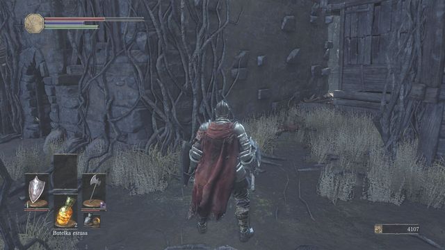 When you leave the building, head right and destroy the obstacle (see screenshot) - Undead Settlement - straight road from the great square - Walkthrough - Dark Souls III Game Guide & Walkthrough