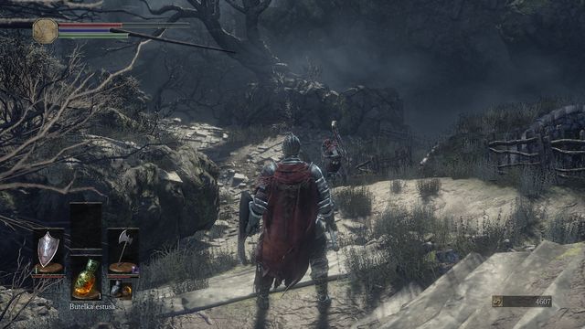 Once you pass the corridor, head right and reach another bonfire. - Undead Settlement - straight road from the great square - Walkthrough - Dark Souls III Game Guide & Walkthrough