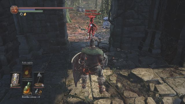 If you did not eliminate foes from the swamp, draw Heysel towards the ruins, so he wont get surrounded by them. - Road of Sacrifices - Swamp - Walkthrough - Dark Souls III Game Guide & Walkthrough