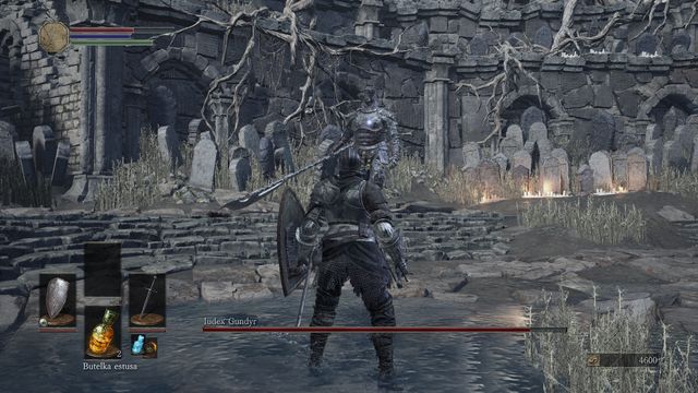 Watch out for the bosss long ranged attacks. - Appendix - First location and boss - Dark Souls III in 10 Easy Steps - Dark Souls III Game Guide & Walkthrough