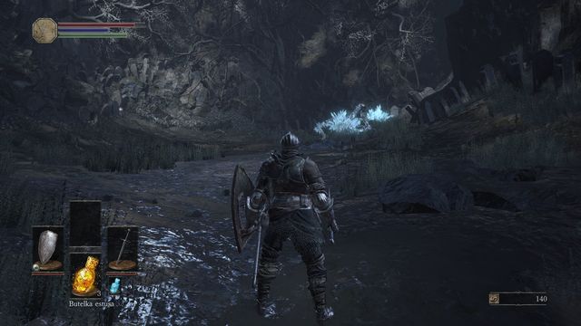 At the end of the path, you will find a very strong enemy. Perform rolls to dodge his powerful attacks. - Cemetery of Ash - Walkthrough - Dark Souls III Game Guide & Walkthrough