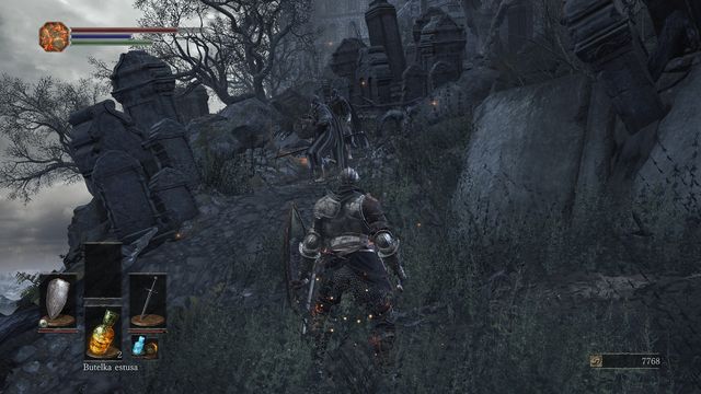 Be careful - there are several enemies near the entrance to Firelink Shrine. - Cemetery of Ash - Walkthrough - Dark Souls III Game Guide & Walkthrough