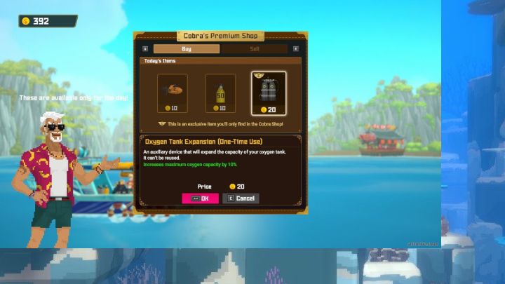 2 - Dave the Diver: How to increase oxygen supply and replenish it during diving? - Fishing - Dave the Diver Guide