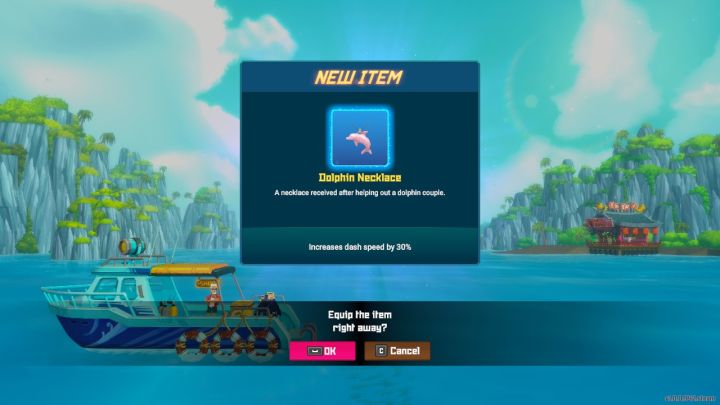 The main prize for completing the dolphin quest chain is a Charm - Rusty Dolphin Necklace - Dave the Diver: How to help dolphins? - Quests and Campaign - Dave the Diver Guide