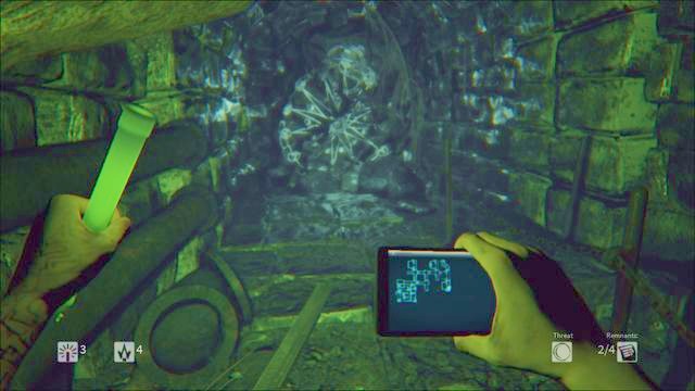 Inscriptions in the dead-end. - Level 3 - Sewers - Storyline - Daylight - Game Guide and Walkthrough