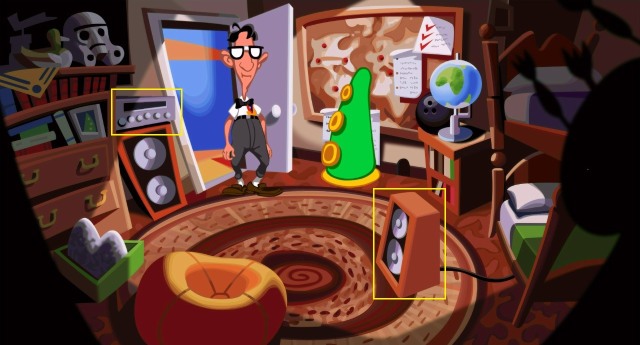Switch to Bernard and go to the first floor, to the tentacle room (third door) - Restoring power to Lavernes capsule - Walkthrough - Day of the Tentacle: Remastered - Game Guide and Walkthrough