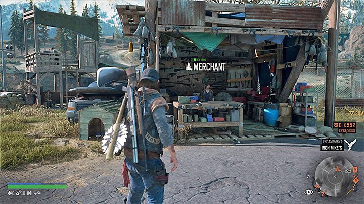 Days gone как убрать оружие в шкаф