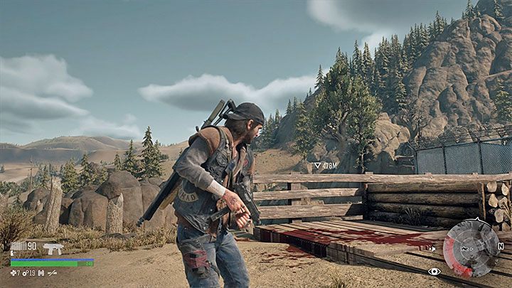 Days gone как убрать оружие в шкаф