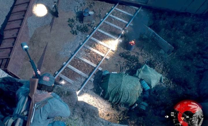 If you approach the enemies from the back, you will eliminate the sniper and, optionally, a large number of enemies from above. - Days Gone: Protecting the Weak - walkthrough - Main storyline - Days Gone Guide