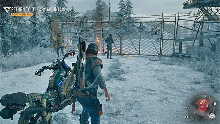 The watchtower in OLeary Mountain Safehouse is surrounded by a fence but this doesnt mean that this place is completely safe - Days Gone: OLeary Mountain Safehouse - Encampments - Days Gone Guide