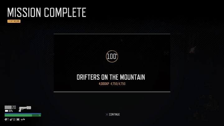 Every mission reward you with experience points; the majority of them will also reward you with credits and Trust points in a given encampment. - Days Gone: All story missions - list - Main storyline - Days Gone Guide
