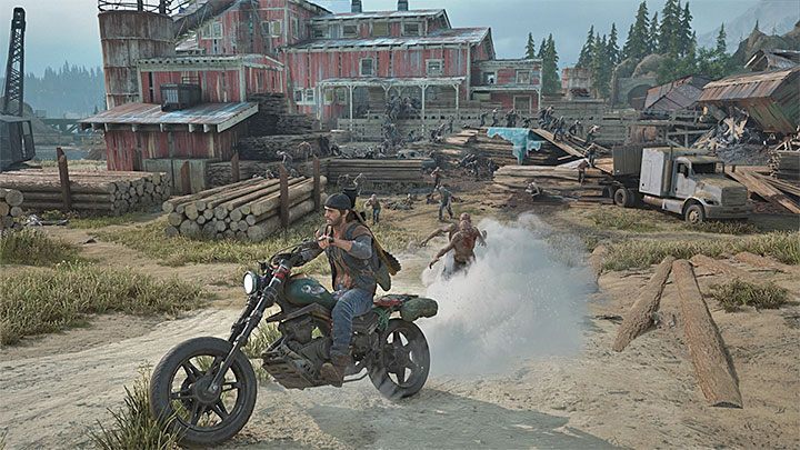 In extreme cases, the launch of megaphones can lead to the deadly danger in the form of being in the center of attention of the horde that resides nearby - Days Gone: How to unlock the access to NERO checkpoint? - Campaign - Days Gone Guide