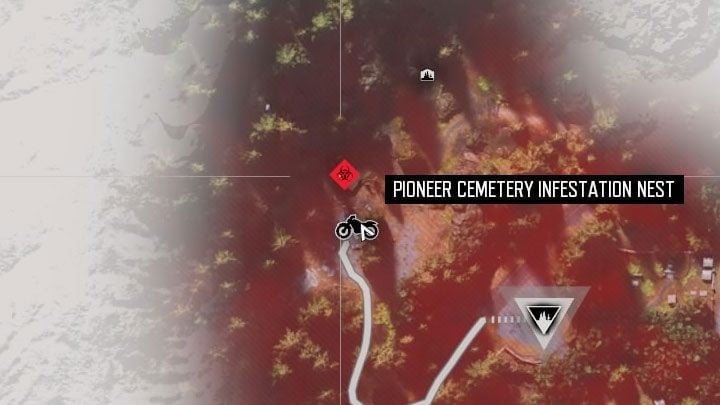 1 - Days Gone: Where to find Pioneer Cemetery Infestation nests? - Exploration - Days Gone Guide