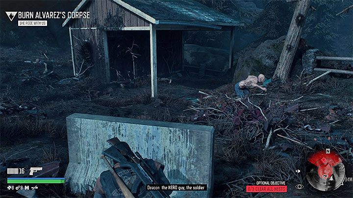 Deacon must find and set three nests on fire (use, e - Days Gone: Where to find Pioneer Cemetery Infestation nests? - Exploration - Days Gone Guide