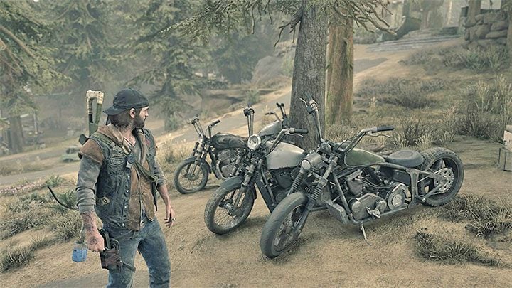 All other motorcycles are devoid of interaction icons, what makes them inaccessible to Deacon - Days Gone: Can I use different bike? - Motorcycle - Days Gone Guide