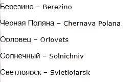Spelling of all in-game cities is in Chapter 5 - 3. First day in-game - DayZ - Game Guide and Walkthrough