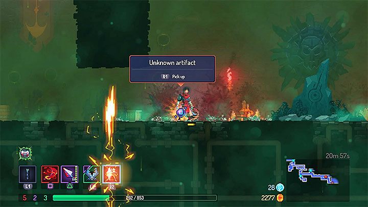 You have to defeat a random elite monster that leaves some loot - What Are You Rubbing at Anyway? Trophy in Dead Cells - Trophy Guide - Dead Cells Game Guide