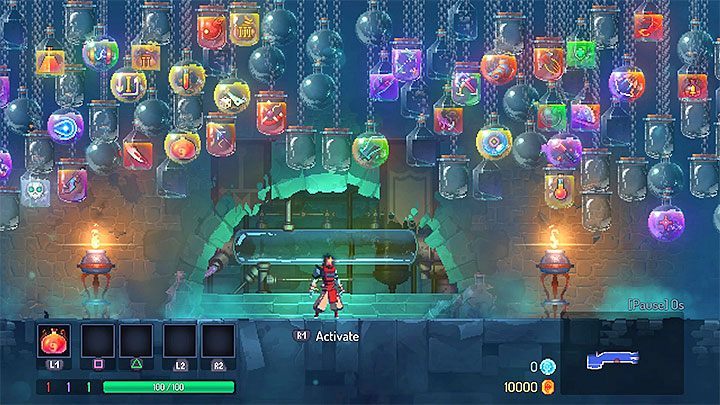Now you have to start a new game, which means getting to the right end side of the Throne Room ma, where you need to interact with the fountain - How to change the difficulty level in Dead Cells? - FAQ - Dead Cells Game Guide