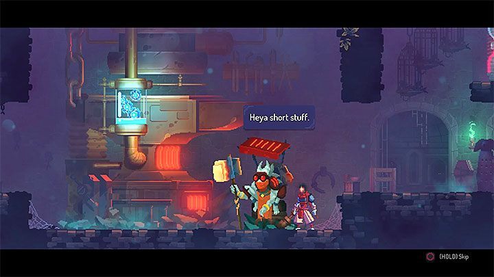 After defeating Conjunctivius you can go to a safe zone that differs from other areas of this type - Insufferable Crypt level in Dead Cell - Game world - Dead Cells Game Guide