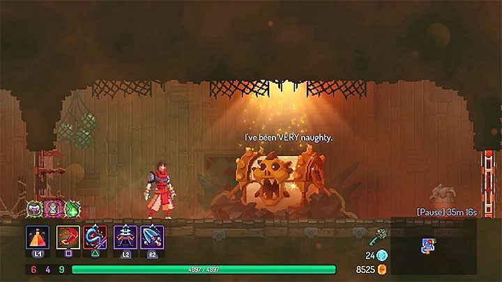 As a reminder, there are two most common reasons that inflict a curse on the hero - How to die less frequently in Dead Cells? - FAQ - Dead Cells Game Guide