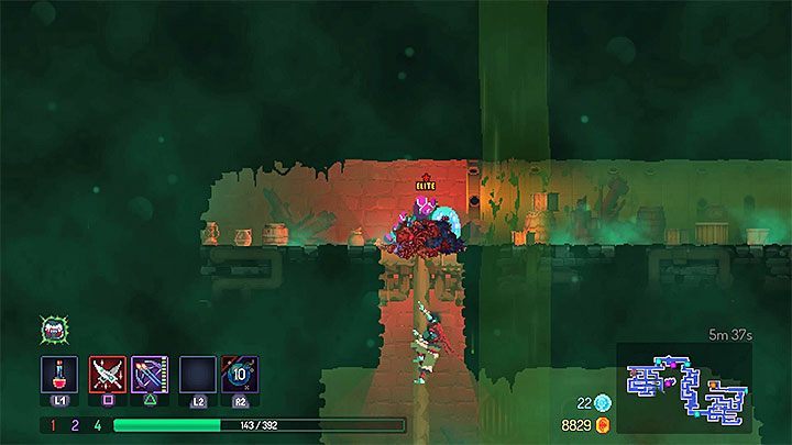 The Challenge Rift provides valuable treasures, but there is also a high risk of losing a significant number of health points - How to die less frequently in Dead Cells? - FAQ - Dead Cells Game Guide
