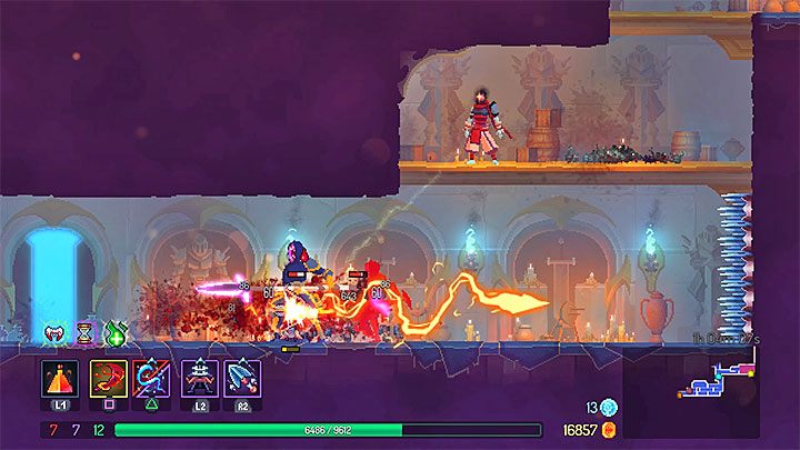 In Dead Cells, skills include mostly grenades and traps - How to easily get a good build in Dead Cells? - How to start? - Dead Cells Game Guide