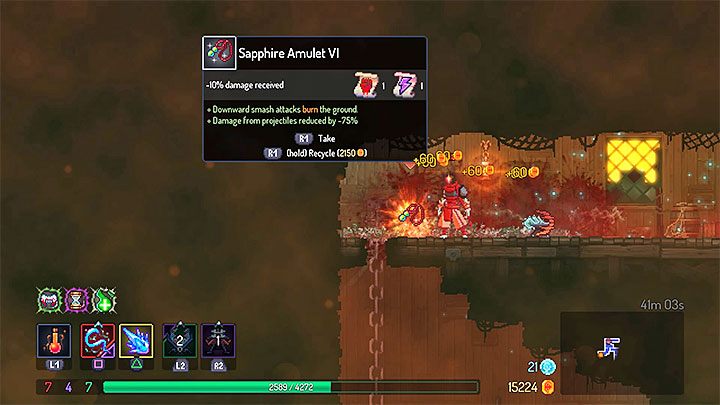 Just as a reminder: in Dead Cells, you can obtain new amulets mostly by defeating elite opponents - How to easily get a good build in Dead Cells? - How to start? - Dead Cells Game Guide