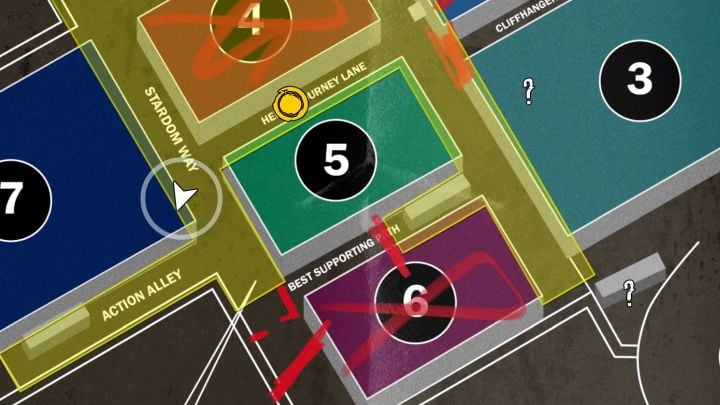 The buildings in Monarch Studios are numbered - Dead Island 2: How to get into Stage 5 at Monarch Studios? - FAQ - Dead Island 2 Guide