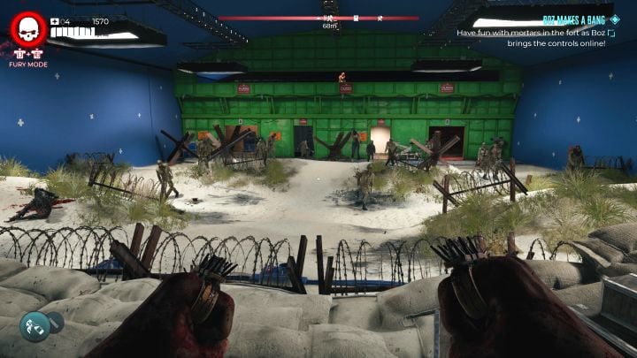 Inside Stage 5 you'll find Bozzy who needs your help - Dead Island 2: How to get into Stage 5 at Monarch Studios? - FAQ - Dead Island 2 Guide