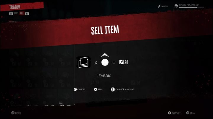 Selling a single component most of the time yields $30-60 - Dead Island 2: How to get money fast? - FAQ - Dead Island 2 Guide