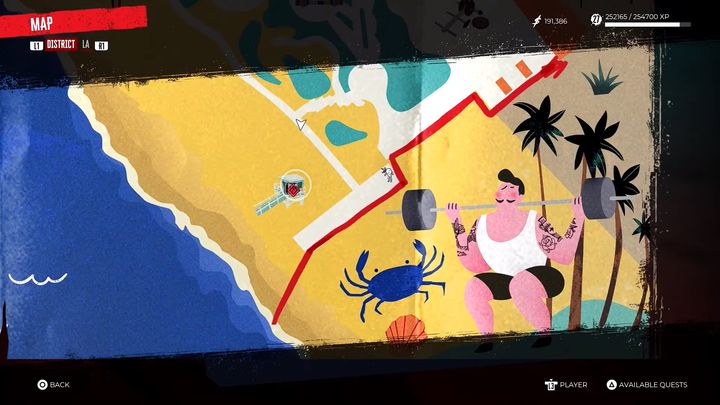 Once there, head south, more specifically to the Lifeguard Hut shown in the photo - Dead Island 2: Missing Shane - Lost and found - Dead Island 2 Guide