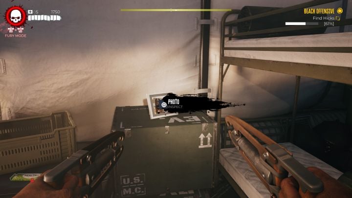 Photo - it is on the crate in the tent - Dead Island 2: Where is Hicks? - FAQ - Dead Island 2 Guide