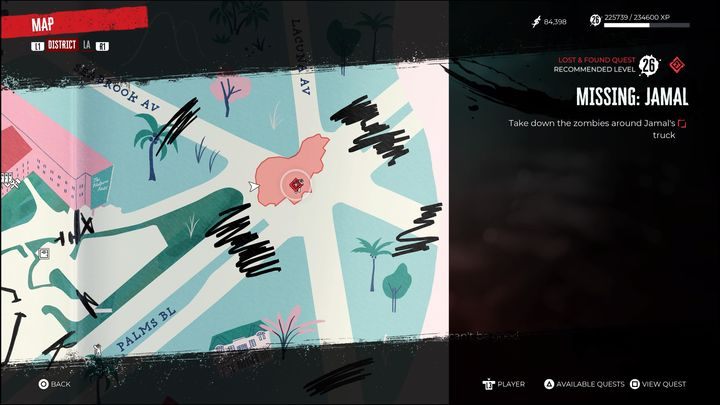 Once there, you will see a large number of zombies around the water - Dead Island 2: Missing Jamal - Lost and found - Dead Island 2 Guide