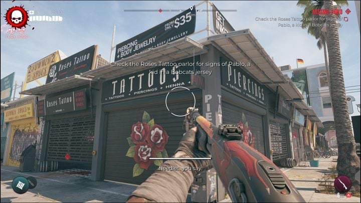 Your final destination is Gang Green store, located near the arena where you face Dilllion - Dead Island 2: Missing Pablo - Lost and found - Dead Island 2 Guide