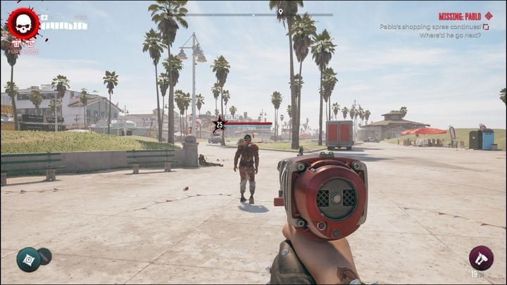 Finally, you need to return to the back area of Gang Green and open the door - Dead Island 2: Missing Pablo - Lost and found - Dead Island 2 Guide