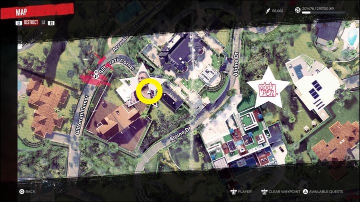 The first package is in the area shown in the screenshot, before the entry gate - Dead Island 2: My Mailman Was A Zombie - Lost and found - Dead Island 2 Guide